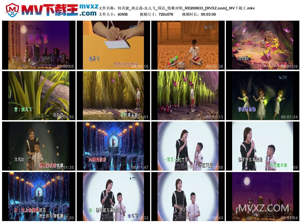 何其骏_胡志茵-虫儿飞_国语_情歌对唱_MD200633